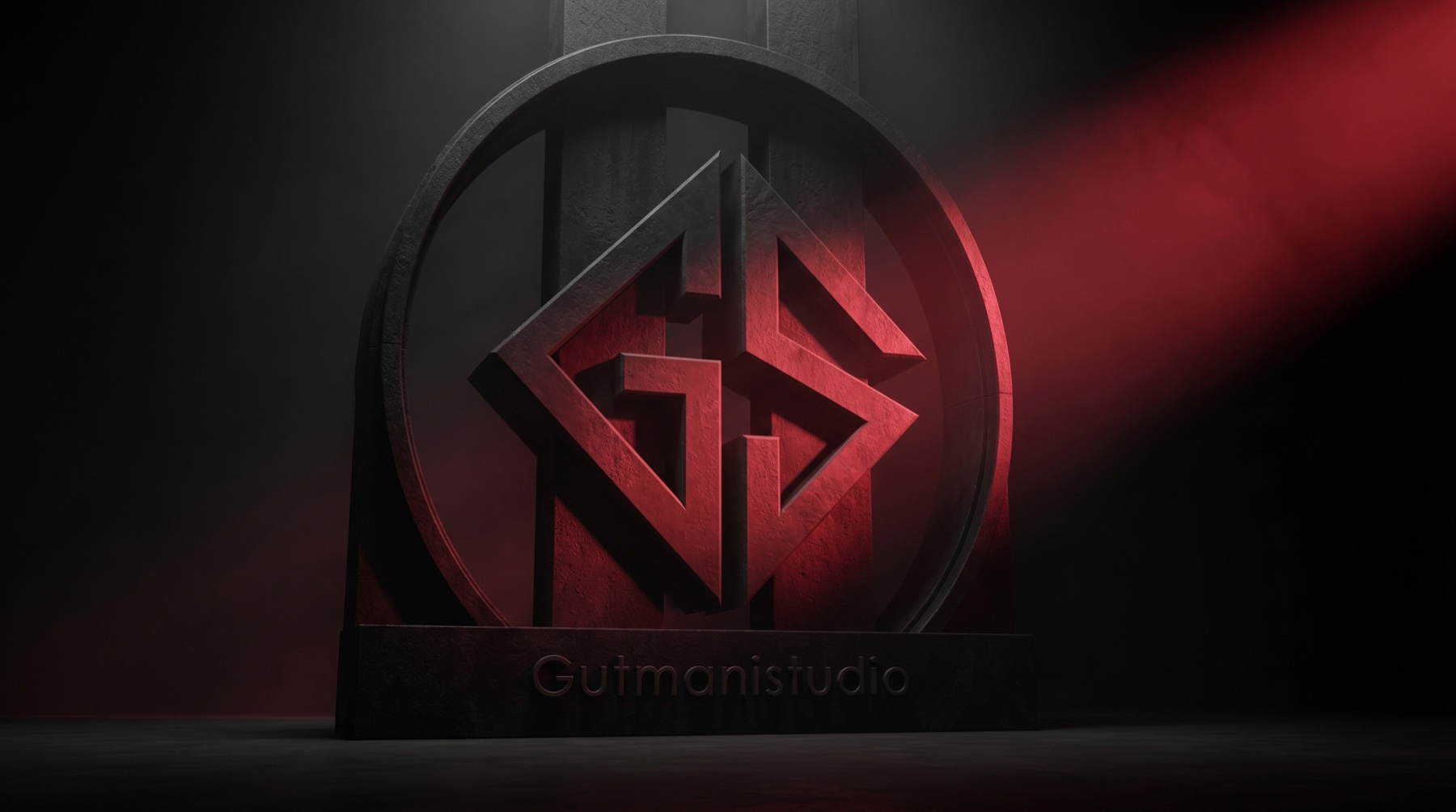 Gutmanis Studio monolithic emblem